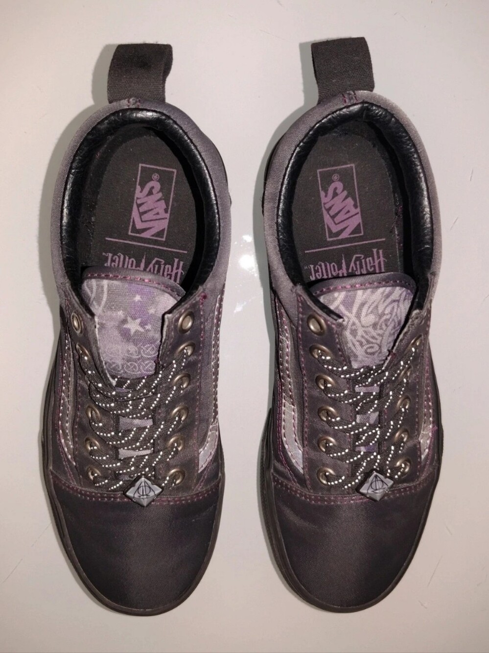 Vans X Harry Potter Old Skool 'Deathly Hallows' In Black ~US Kids size 3